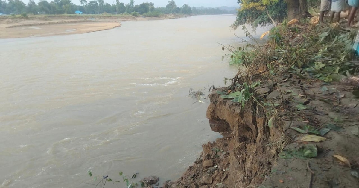 মিরসরাইয়ে প্রকট আকার ধারণ করছে নদী ভাঙন