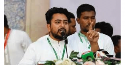 হাদী হত্যার বিচার বাংলাদেশের মাটিতেই হতে হবে: রাজশাহীতে নাহিদ হাদী হত্যার বিচার বাংলাদেশের মাটিতেই হতে হবে: রাজশাহীতে নাহিদ