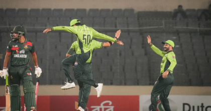 ১১৪ রানে অলআউট বাংলাদেশও, সমতায় ফিরলো পাকিস্তান ১১৪ রানে অলআউট বাংলাদেশও, সমতায় ফিরলো পাকিস্তান