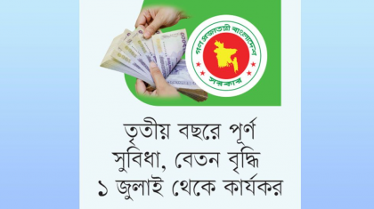 তিন ধাপে বাস্তবায়নের পথে নবম পে-স্কেল, সুপারিশ চূড়ান্ত কাল
তিন ধাপে বাস্তবায়নের পথে নবম পে-স্কেল, সুপারিশ চূড়ান্ত কাল