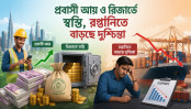 প্রবাসী আয় ও রিজার্ভে স্বস্তি, রপ্তানিতে বাড়ছে দুশ্চিন্তা প্রবাসী আয় ও রিজার্ভে স্বস্তি, রপ্তানিতে বাড়ছে দুশ্চিন্তা