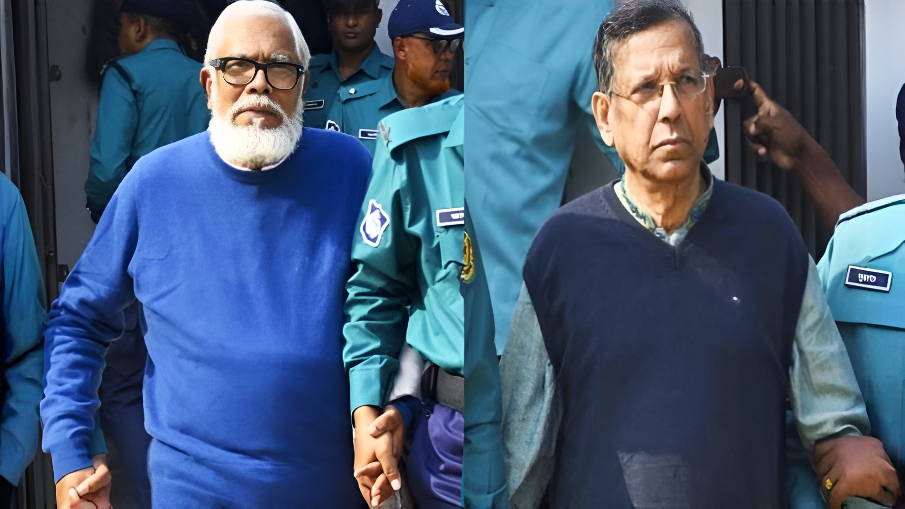 আলেমদের বেলায় ডান্ডাবেড়ি আওয়ামী সন্ত্রাসীদের হাতে নেই হাতকড়াও আলেমদের বেলায় ডান্ডাবেড়ি আওয়ামী সন্ত্রাসীদের হাতে নেই হাতকড়াও