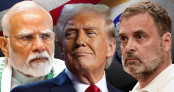 ট্রাম্পের সামনে নুয়ে পড়বেন না, নরেন্দ্র মোদীকে রাহুল গান্ধীর পরামর্শ ট্রাম্পের সামনে নুয়ে পড়বেন না, নরেন্দ্র মোদীকে রাহুল গান্ধীর পরামর্শ