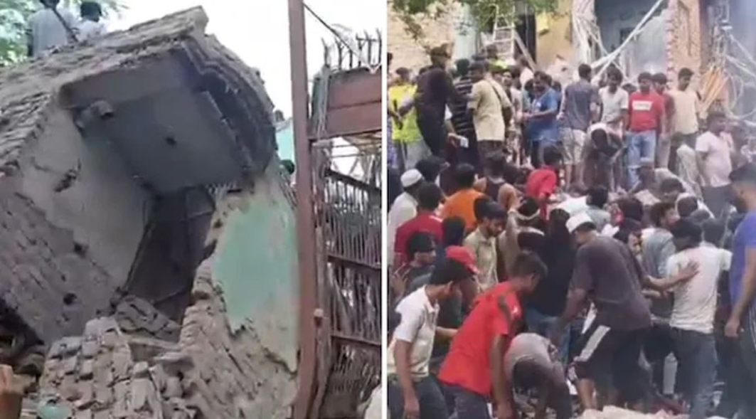 দিল্লিতে পাঁচতলা ভবন ধসে হতাহতের আশঙ্কা দিল্লিতে পাঁচতলা ভবন ধসে হতাহতের আশঙ্কা