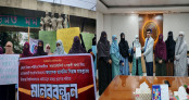 ঢাবিতে নিকাব পরিহিত ছাত্রীকে হেনস্তার প্রতিবাদে ছাত্রীসংস্থার মানববন্ধন ও স্মারকলিপি প্রদান ঢাবিতে নিকাব পরিহিত ছাত্রীকে হেনস্তার প্রতিবাদে ছাত্রীসংস্থার মানববন্ধন ও স্মারকলিপি প্রদান