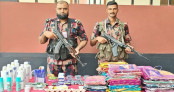 বেনাপোল সীমান্তে বিজিবির সাড়ে ছয় লাখ টাকার ভারতীয় পণ্য জব্দ বেনাপোল সীমান্তে বিজিবির সাড়ে ছয় লাখ টাকার ভারতীয় পণ্য জব্দ